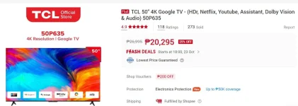 TCL 50 Inches 4K TV.JPG TCL 50 Inches 4K TV.JPG