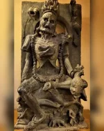The 8th century AD statue of Chamundi The 8th century AD statue of Chamundi