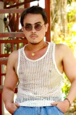 Rod Maceda blue jeans white sando muscles macho Pinoy man.webp