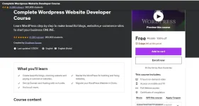 complete wordpress Web Developer Course.webp