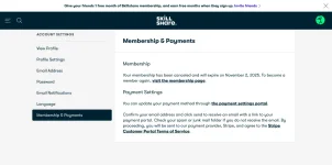 Skillshare - MembershipAndPayments Settings.webp