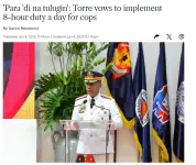 para-di-na-tulugin-torre-vows-to-implement-8-hour-duty-a-day-for-cops p1.webp