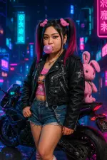 20250703_2111_Cyberpunk Girl Style_remix_01jz86h7y5f9f9fzna63yh23f7.webp