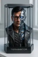 20250704_0558_Futuristic Terminator Bust_remix_01jz94pkkefq6be4txe3s1h4xn.webp
