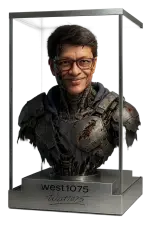 20250705_2113_Futuristic Robotic Bust_remix_01jzdbeb07ewe9g8d0411001bf.webp