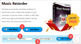 Leawo Music Recorder Giveaway Page Leawo Music Recorder Giveaway Page