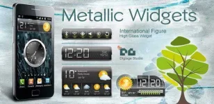 HD Metallic Widgets.webp
