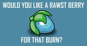WOULD YOU LIKE A RAWST BERRY FOR THAT BURN.webp