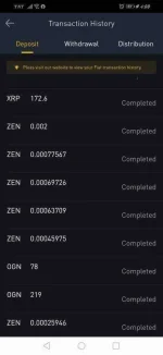 Binance XRP from Crypto Com and OGN.webp