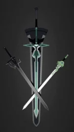 Kirito Swords Wallpaper by NewSin.webp