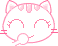 laugh-cute-pink-cat-emoticon.gif