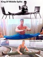 May be an image of ‎text that says '‎King Of Middle Splits Gesn الله יו Follow @Karatesir786‎'‎
