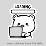 Polar Bear Waiting GIF by Sticker Book iOS GIFs Polar Bear Waiting GIF by Sticker Book iOS GIFs