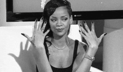 Rihanna Nails GIF