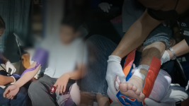 Rider na nasugatan sa aksidente, ligtas nang naitakbo sa ospital Rider na nasugatan sa aksidente, ligtas nang naitakbo sa ospital