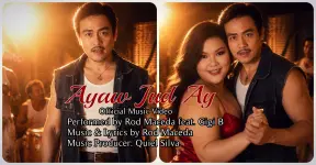 Ayaw Jud Ay Official MV print ad promo 2026 Salsa Bisaya song by Rod Maceda featuring Gigi B.webp