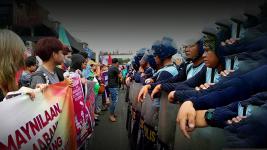 PNP, naka-posisyon na sa Commonwealth para sa inaasahang rally sa SONA