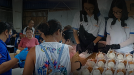 MCGI volunteers, bumisita sa 2 evacuation centers sa Rizal para maghatid ng pagkain at tulong MCGI volunteers, bumisita sa 2 evacuation centers sa Rizal para maghatid ng pagkain at tulong