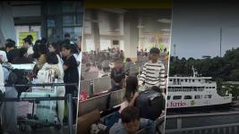 Ilang biyahe ng eroplano, barko at bus sa iba't ibang lugar, apektado ng Habagat