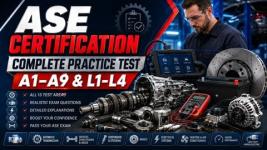ASE Certification Complete Practice Test : A1–A9 & L1–L4