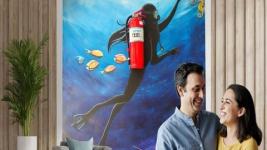 FREE! WALL MURAL - Ocean Scene Wall Mural Painting Course