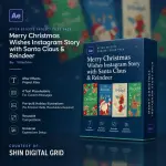 Merry Christmas Wishes Instagram Story.webp