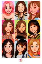 TWICE OT9 fanart.webp