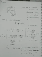 Water Flows Through The Turbine Shown In The Figure At Rate Of 0, 214 M^3S And Pressure At A ...webp