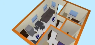 25sqm. 2 bed rooms house design4.webp