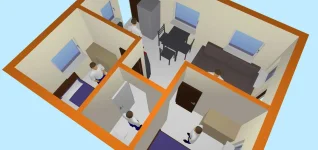 25sqm. 2 bed rooms house design3.webp