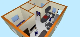 25sqm. 2 bed rooms house design2.webp
