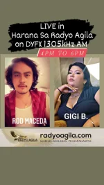 Rod Maceda Gigi B Live in Harana Sa Radyo Agila on DYFX 1305kHz AM.webp