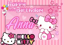Happy Birthday pink layout hello kitty (5).png