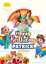 7+ Rainbow Baby Cocomelon Birthday Invitation Templates.webp