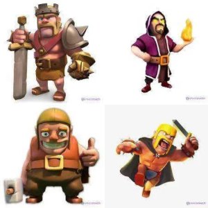 Clash of Clan characters