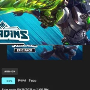 Paladins Epic Pack