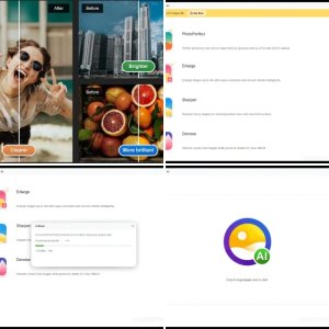 DVDFab Photo Enhancer AI Screenshots