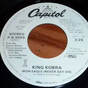 King Kobra - Iron Eagle (Never Say Die) - Instrumental with Back Vocals