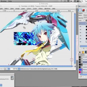 [Gimp Tutorial] How to Create a GFX Signature. ( No Commentary :c )