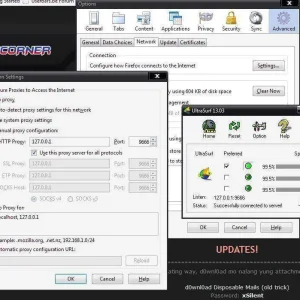 UltraSurf+Firefox+CPROXy