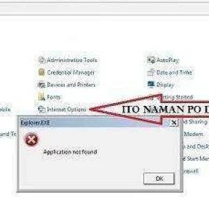 Internet Settins Error 2
