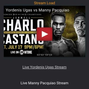 Pacquiao vs Ugas Live