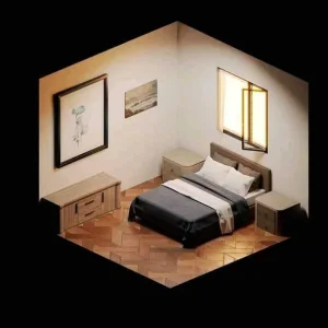 3D Isometric Interior
