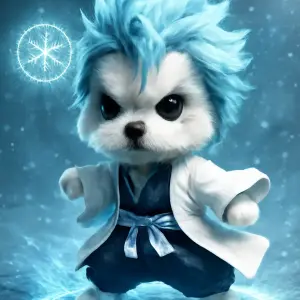 Toshiro Hitsugaya Chibi Character Dog