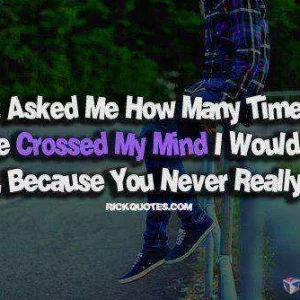 Crossed My Mind