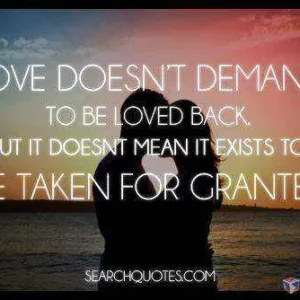 Love Doesn't Demand