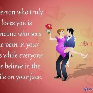 Person who truly loves you