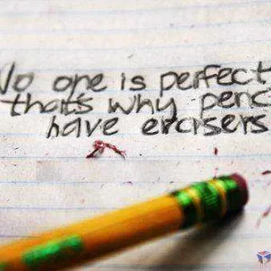 No one is perfect...