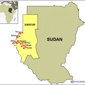 darfur map