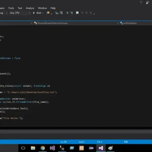 c# using StreamWrite